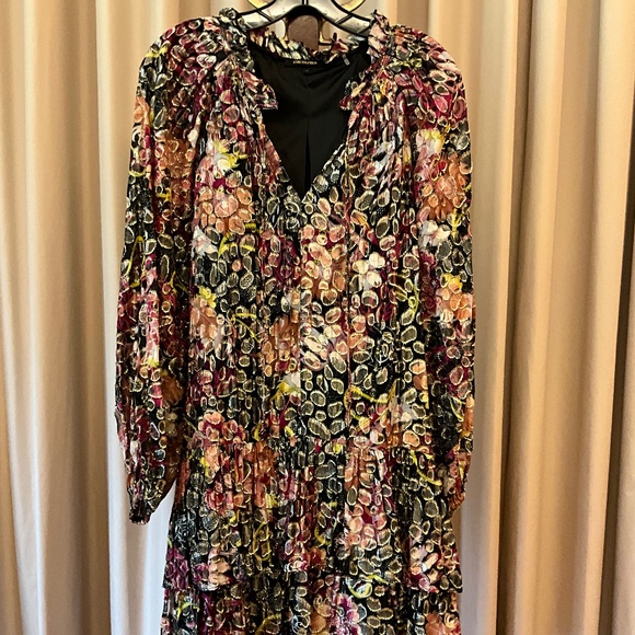 Kobi Halperin Abstract Metallic Print Dress - Picture 2 of 9